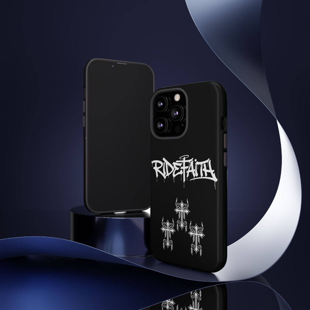 RideFaith Graffiti Tough Phone Case “BLACK”