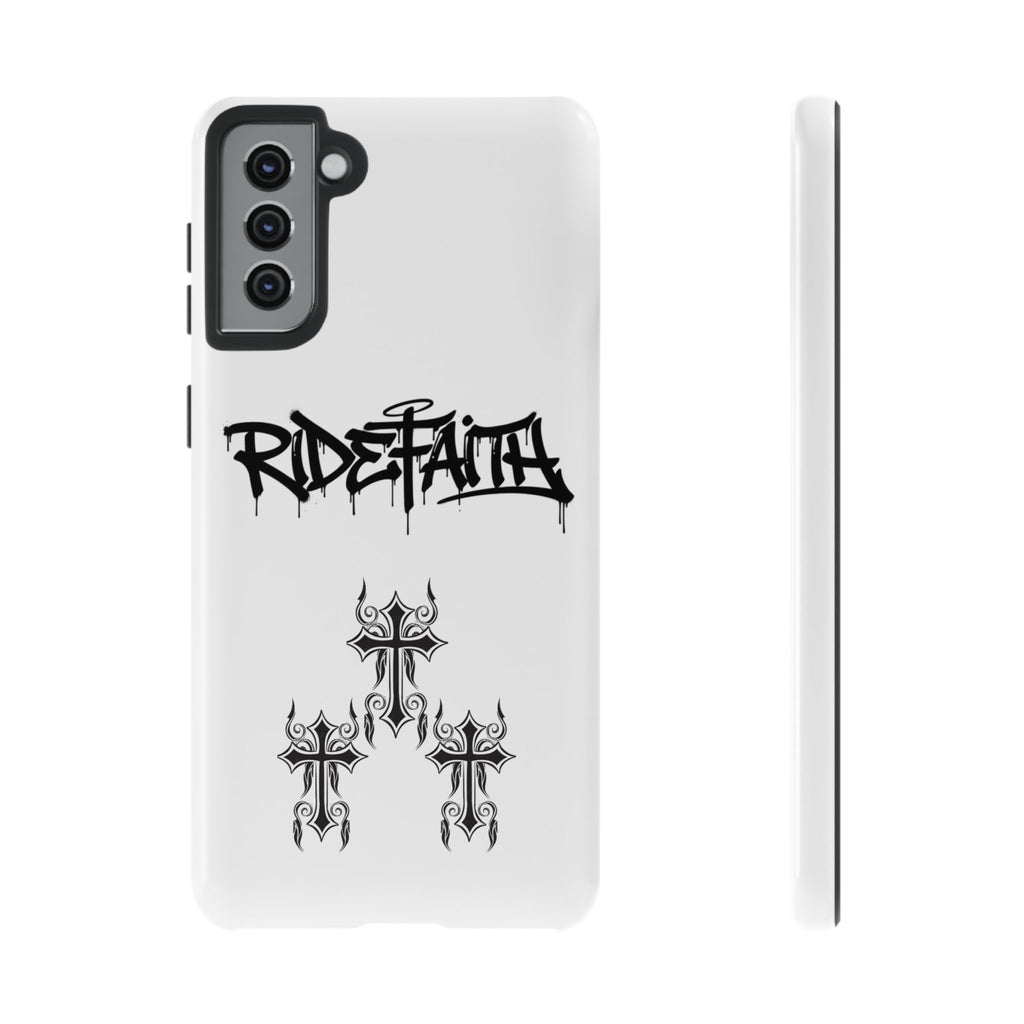 RideFaith Graffiti Tough Phone Case “WHITE”