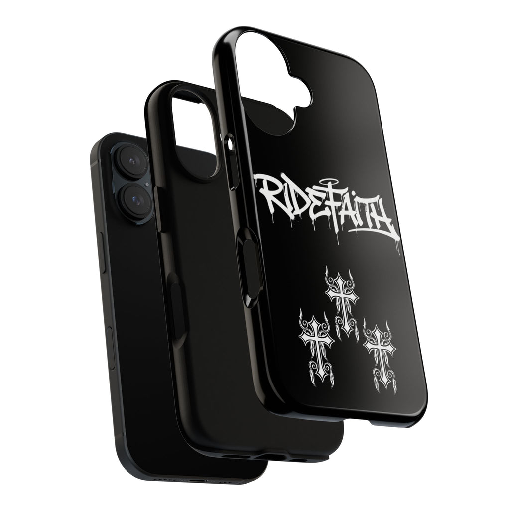 RideFaith Graffiti Tough Phone Case “BLACK”