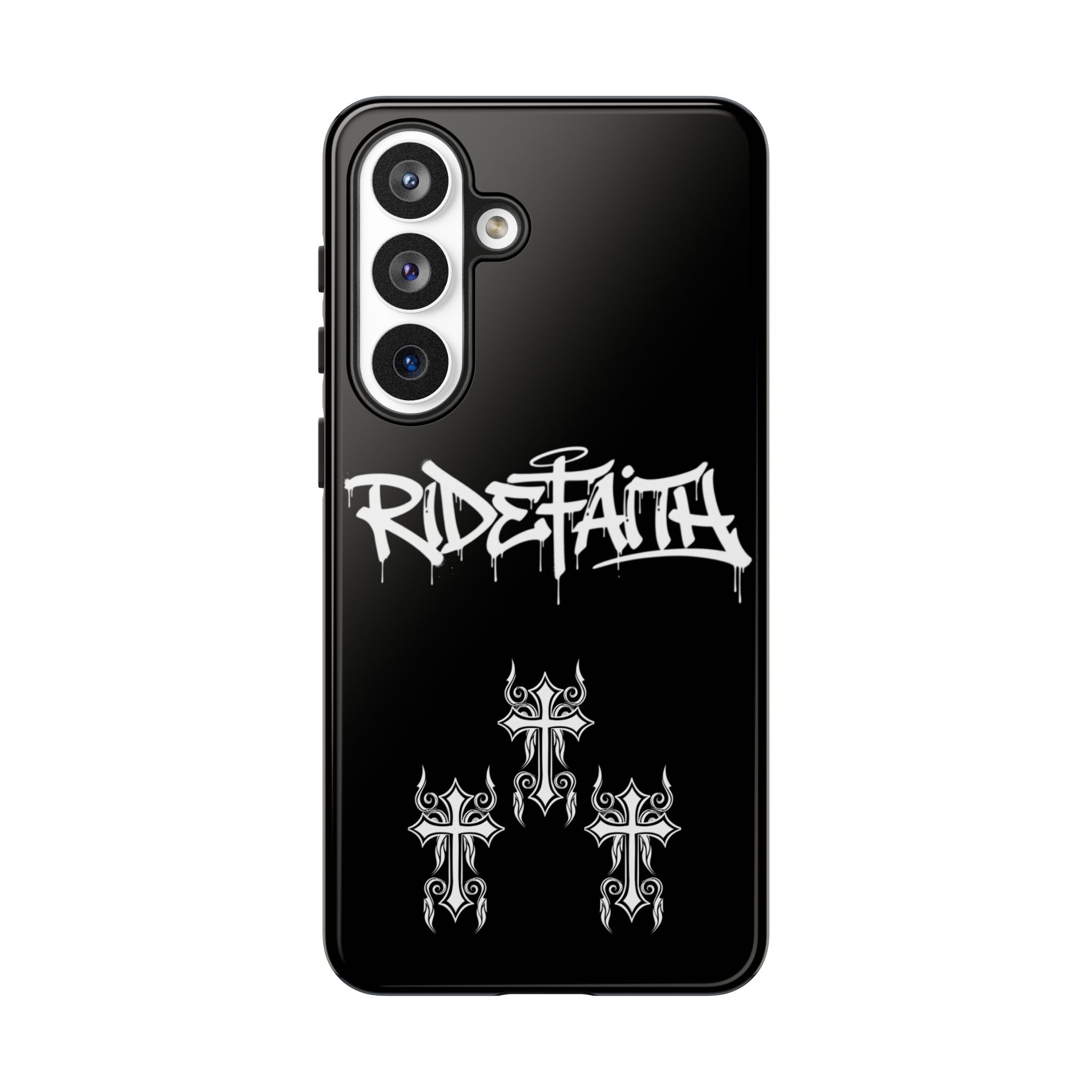 RideFaith Graffiti Tough Phone Case “BLACK”