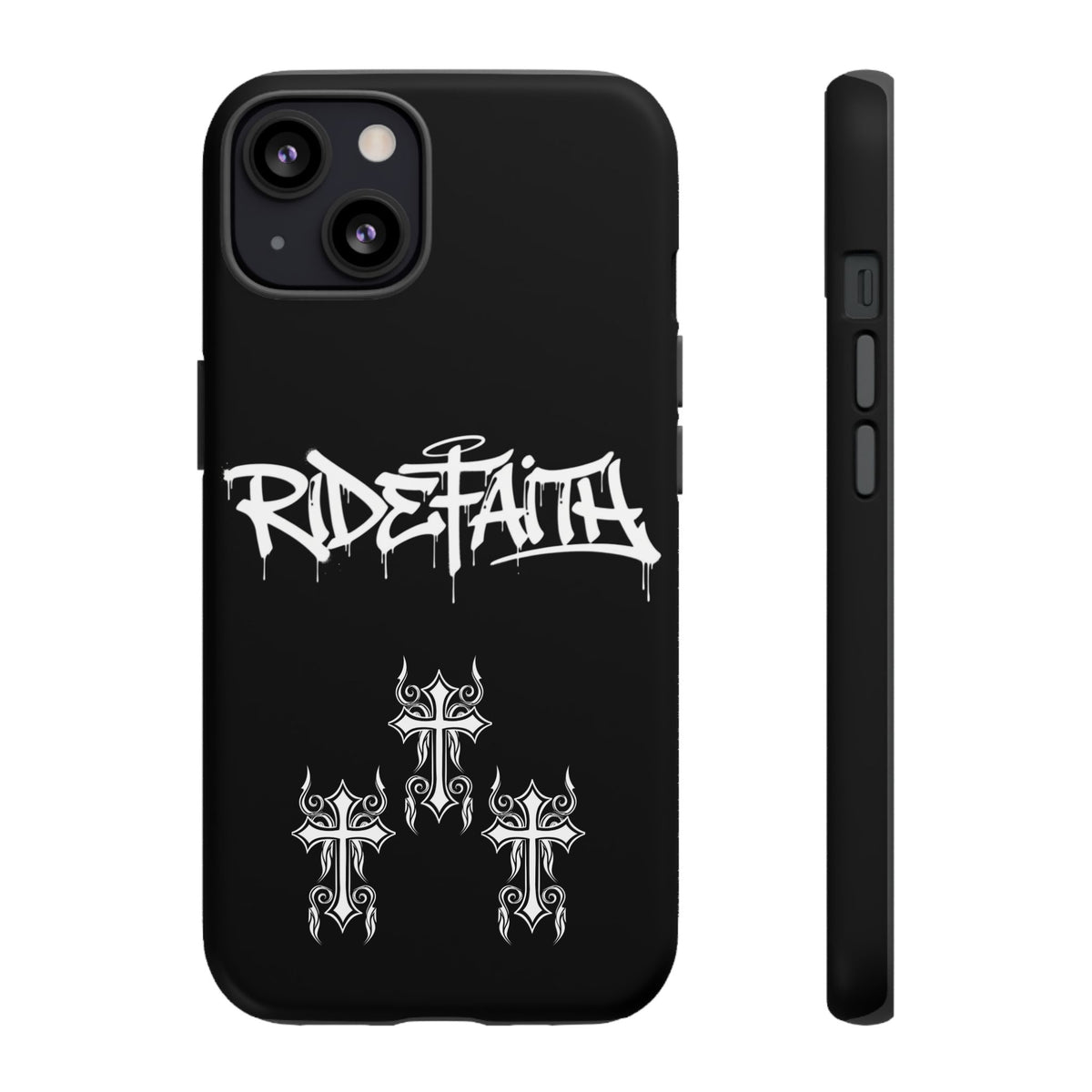 RideFaith Graffiti Tough Phone Case “BLACK”