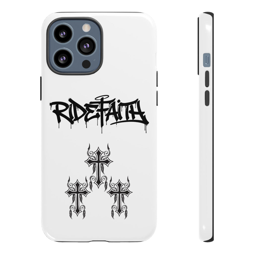RideFaith Graffiti Tough Phone Case “WHITE”