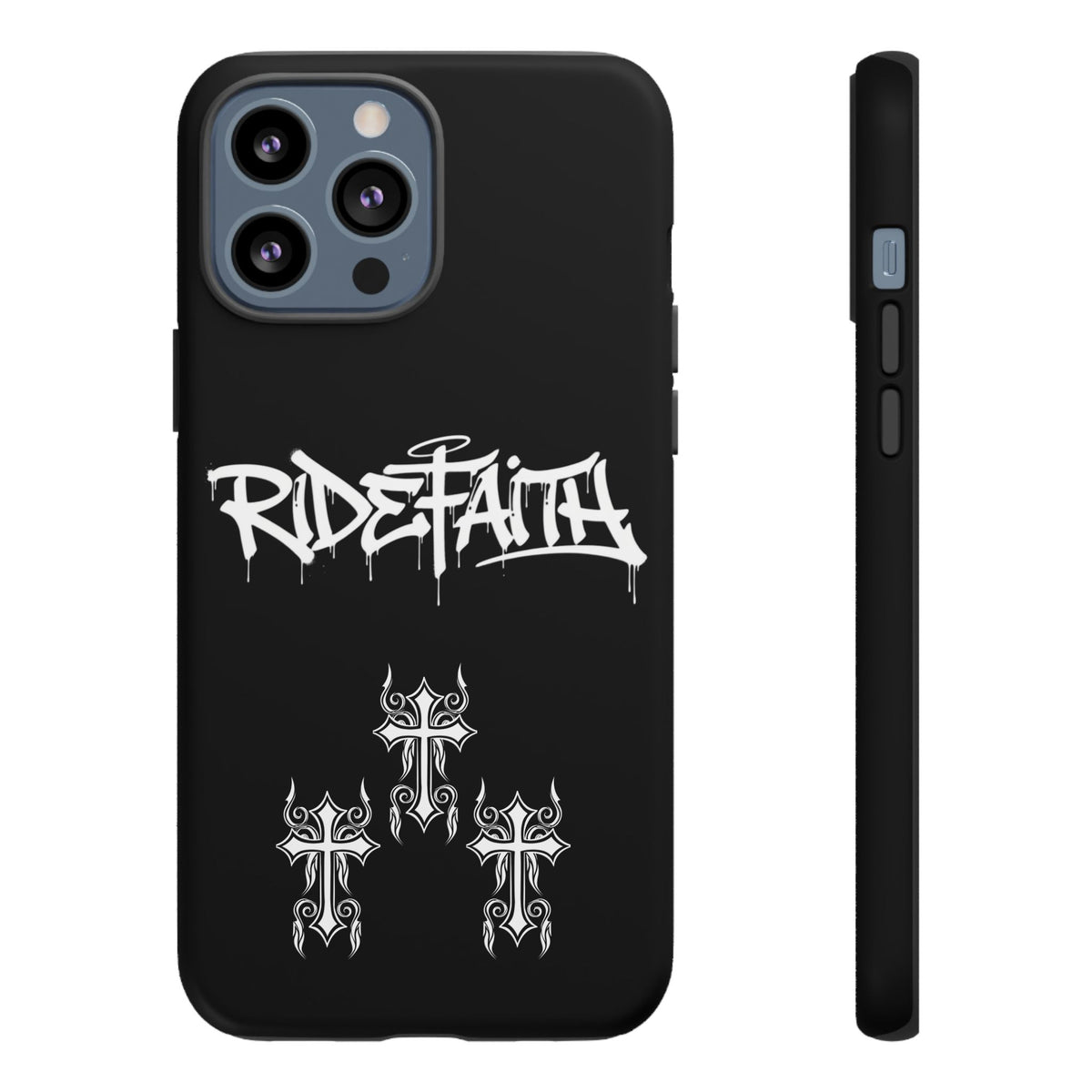 RideFaith Graffiti Tough Phone Case “BLACK”