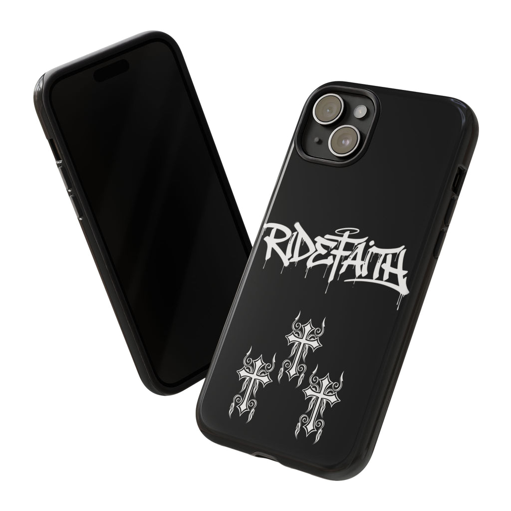 RideFaith Graffiti Tough Phone Case “BLACK”