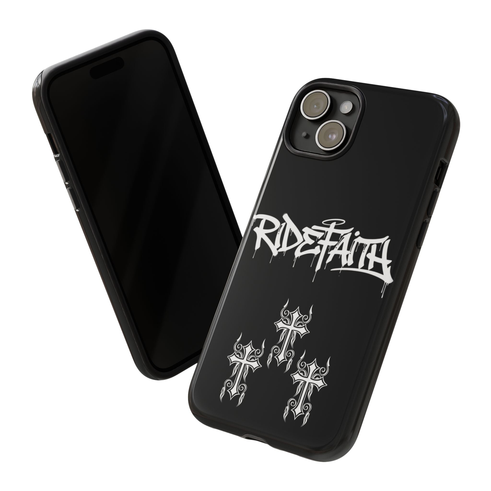 RideFaith Graffiti Tough Phone Case “BLACK”
