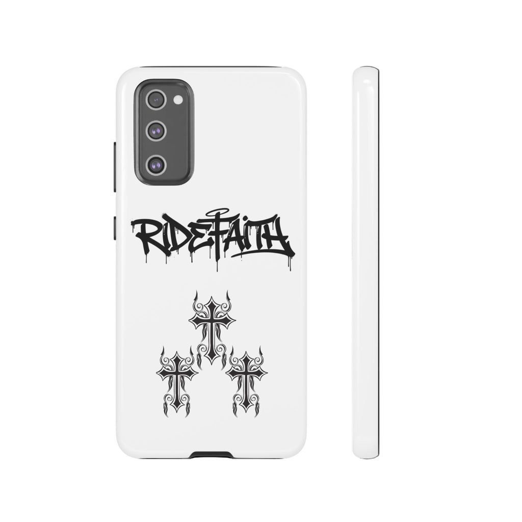 RideFaith Graffiti Tough Phone Case “WHITE”