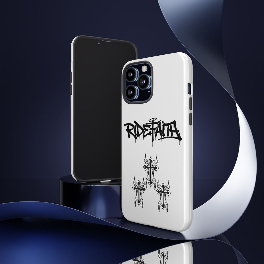 RideFaith Graffiti Tough Phone Case “WHITE”