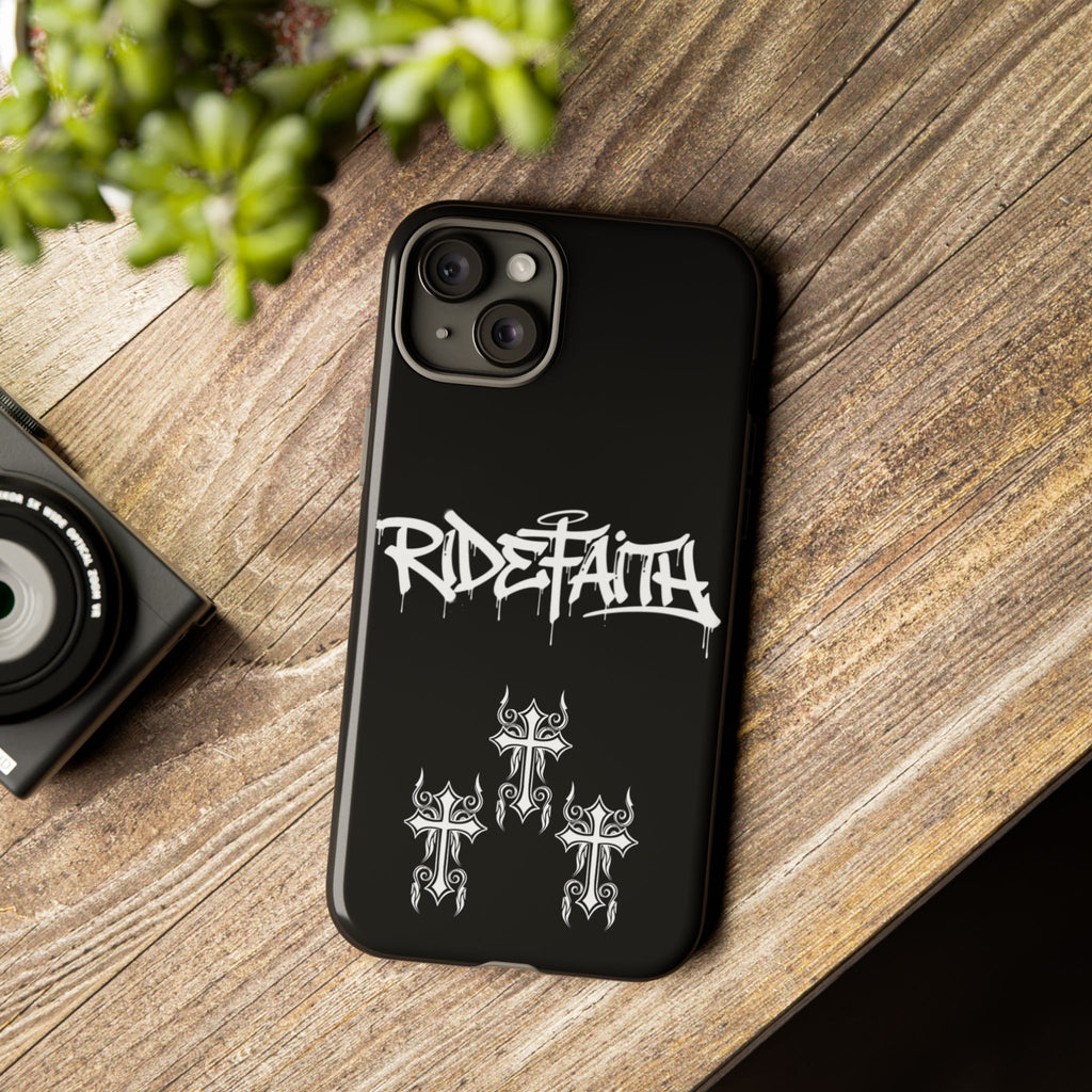 RideFaith Graffiti Tough Phone Case “BLACK”
