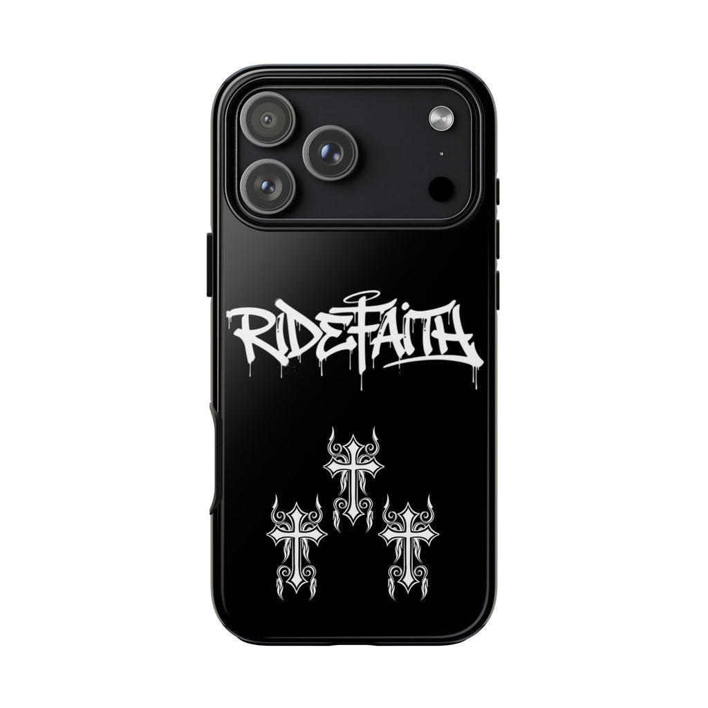 RideFaith Graffiti Tough Phone Case “BLACK”