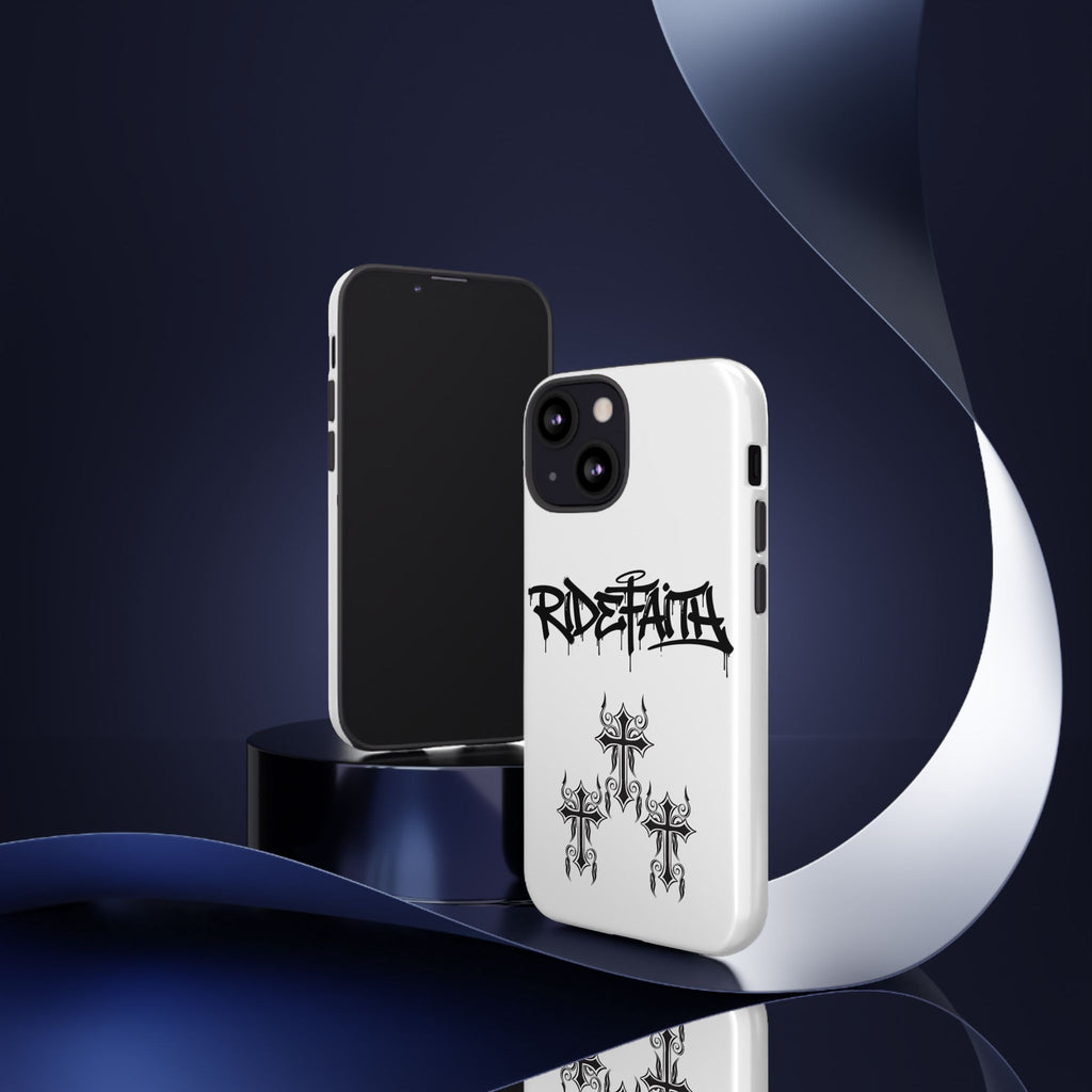 RideFaith Graffiti Tough Phone Case “WHITE”