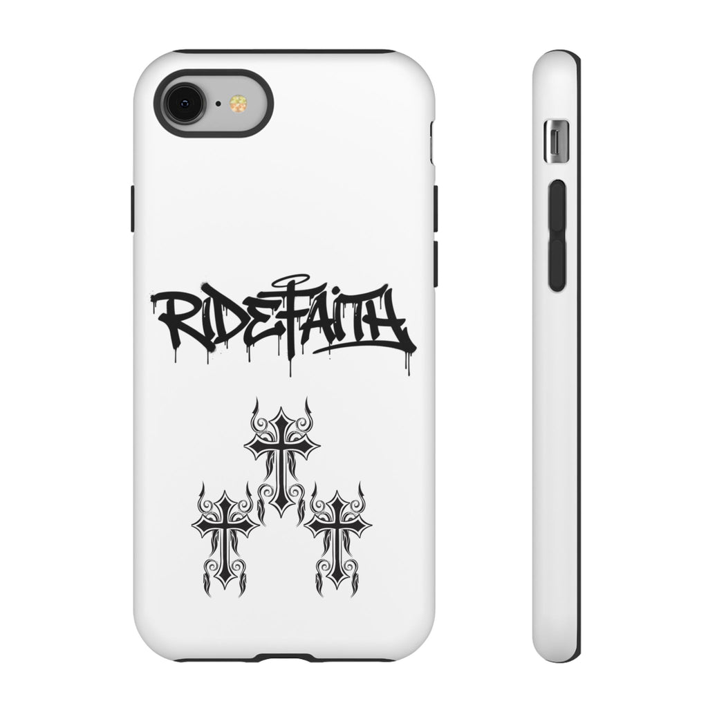 RideFaith Graffiti Tough Phone Case “WHITE”