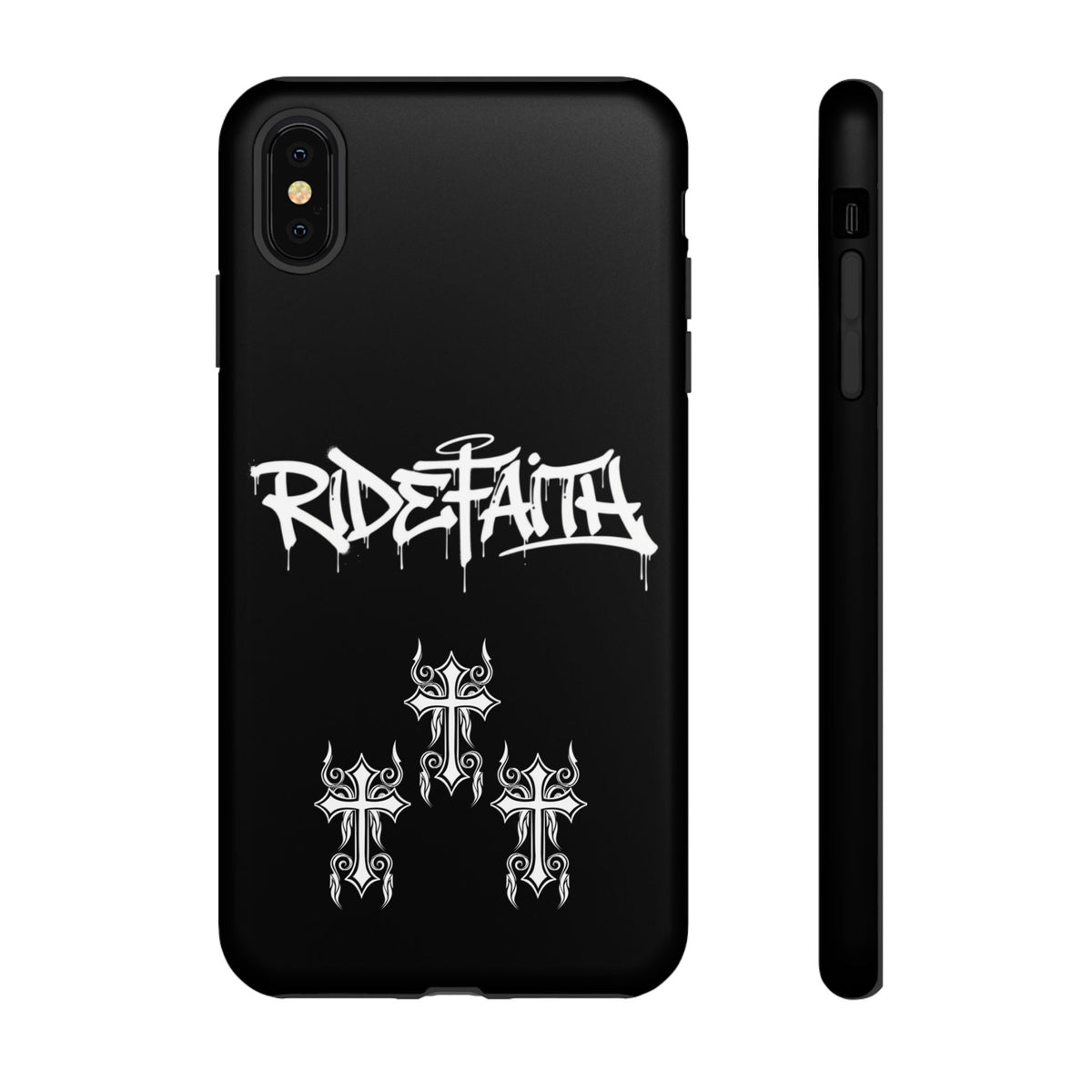 RideFaith Graffiti Tough Phone Case “BLACK”