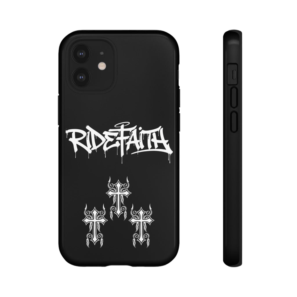 RideFaith Graffiti Tough Phone Case “BLACK”