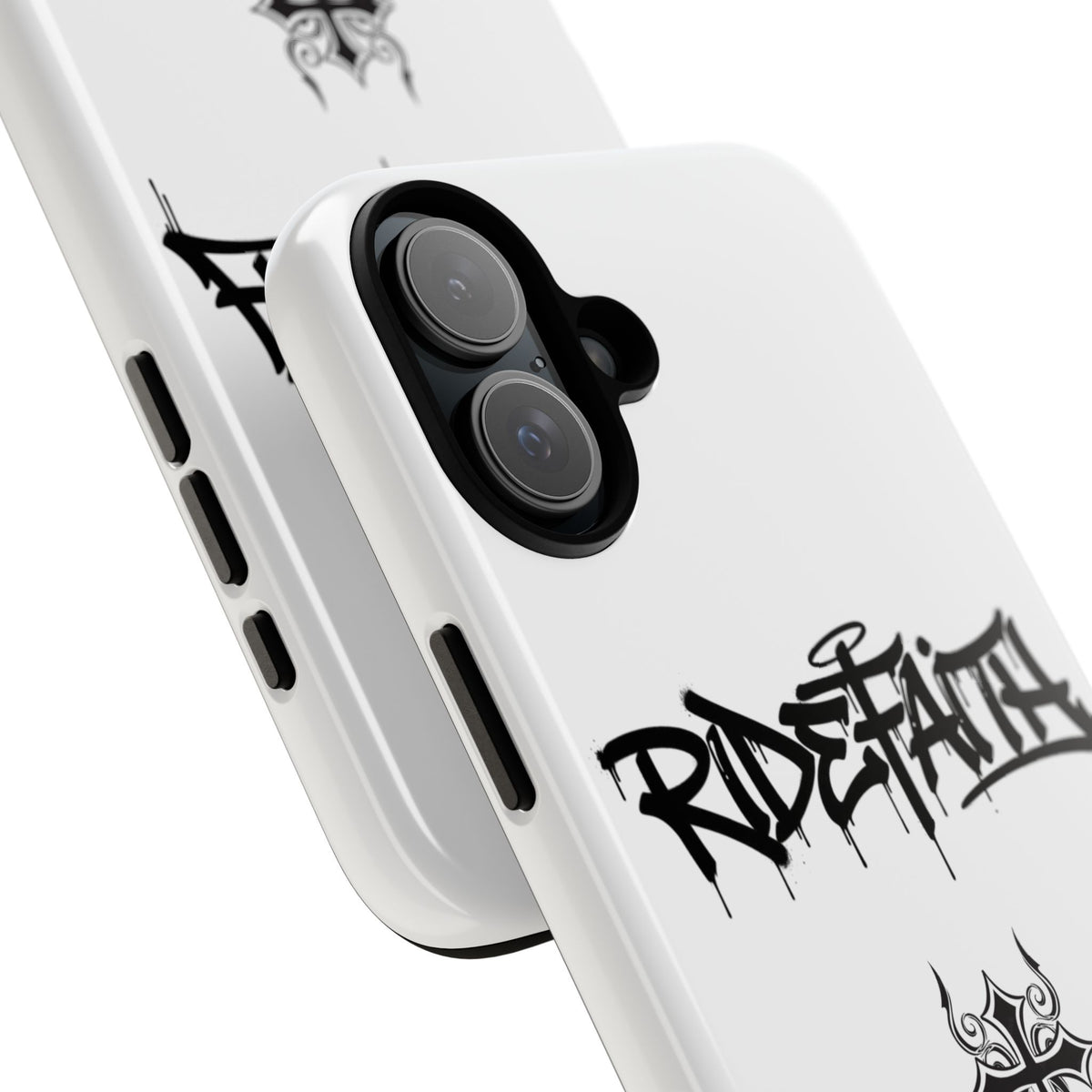 RideFaith Graffiti Tough Phone Case “WHITE”