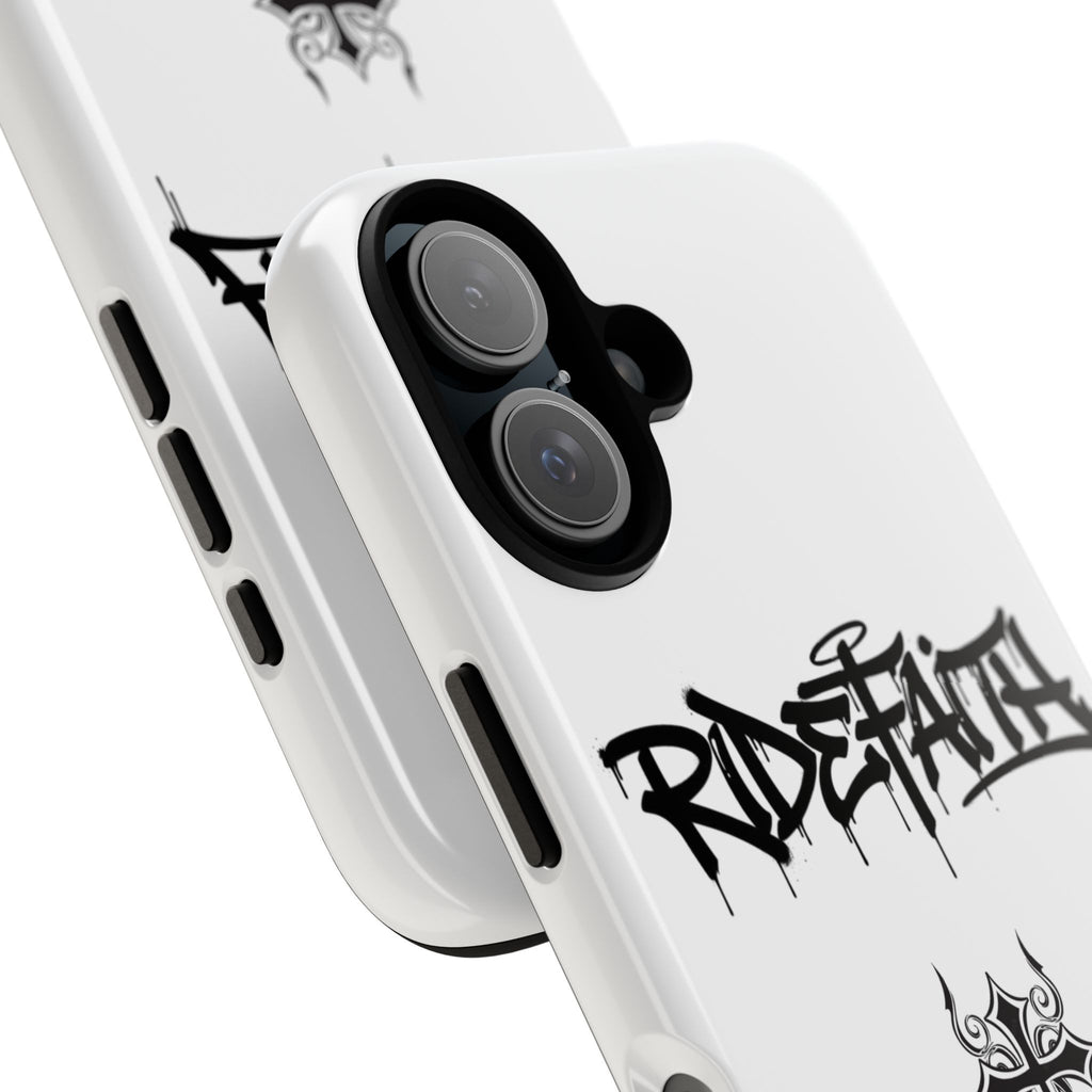 RideFaith Graffiti Tough Phone Case “WHITE”