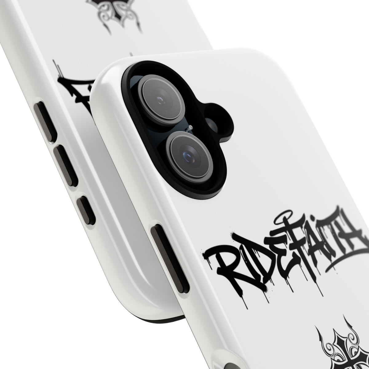 RideFaith Graffiti Tough Phone Case “WHITE”