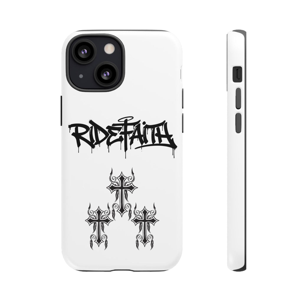 RideFaith Graffiti Tough Phone Case “WHITE”