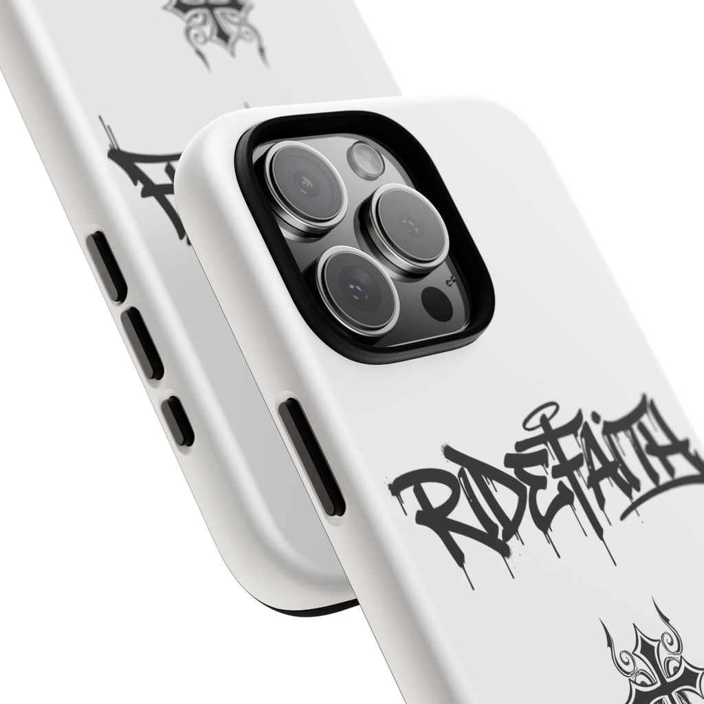 RideFaith Graffiti Tough Phone Case “WHITE”