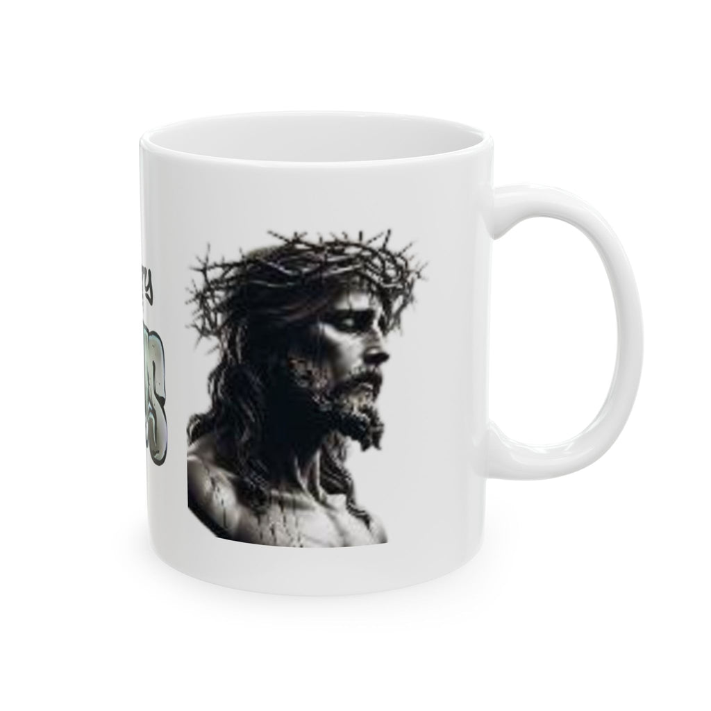 Property of Jesus Ceramic Mug — Faith-Inspired Graphic Coffee Cup (11oz/15oz)