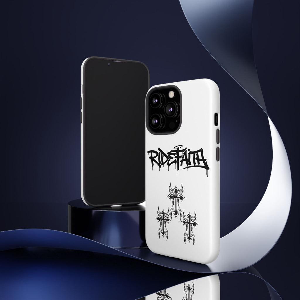 RideFaith Graffiti Tough Phone Case “WHITE”