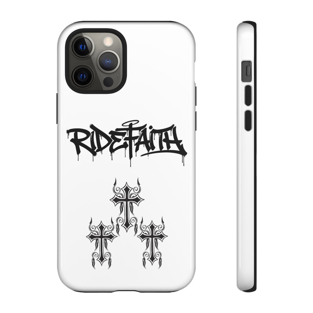 RideFaith Graffiti Tough Phone Case “WHITE”