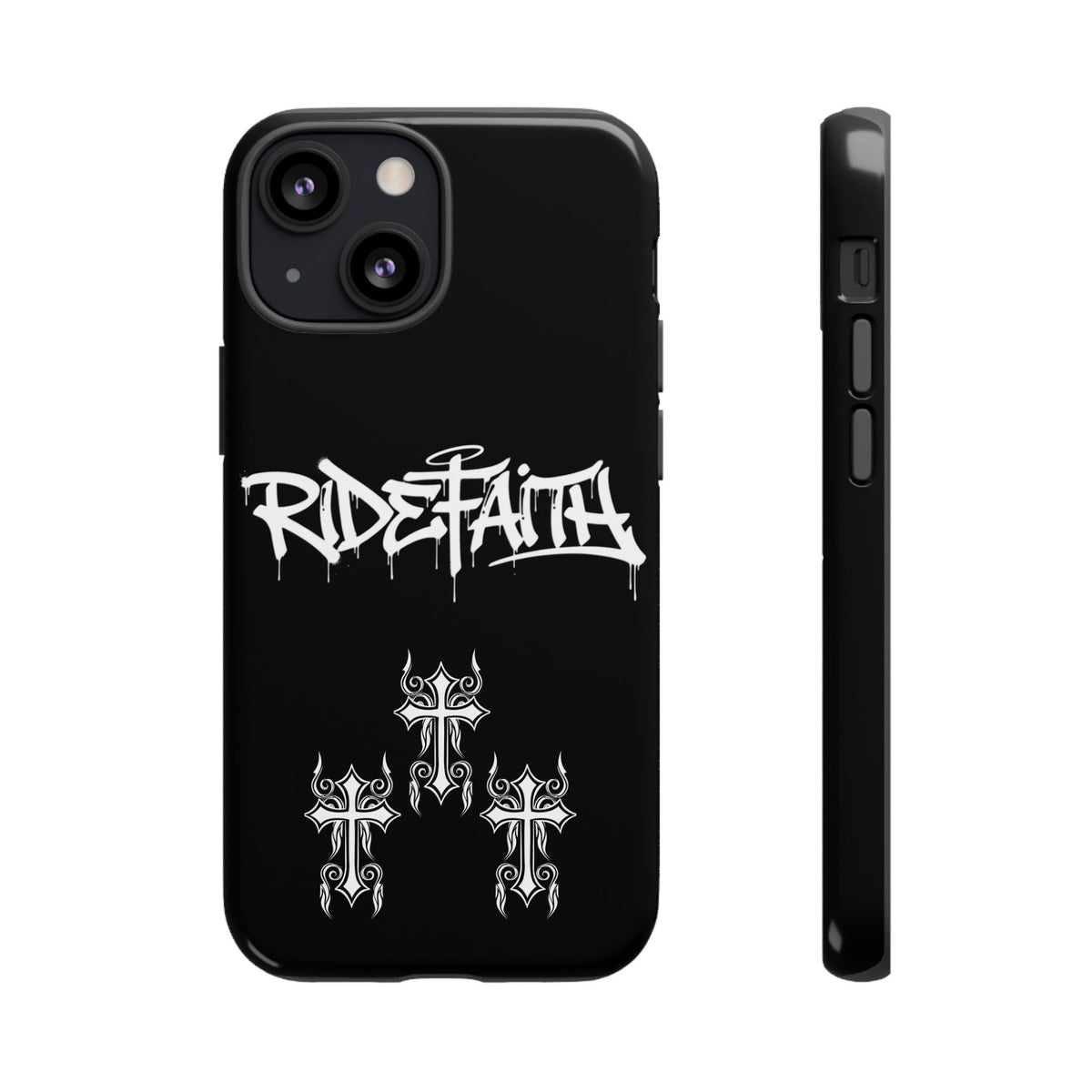 RideFaith Graffiti Tough Phone Case “BLACK”