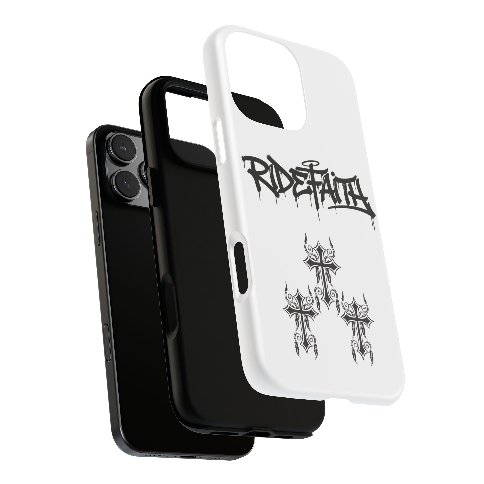 RideFaith Graffiti Tough Phone Case “WHITE”