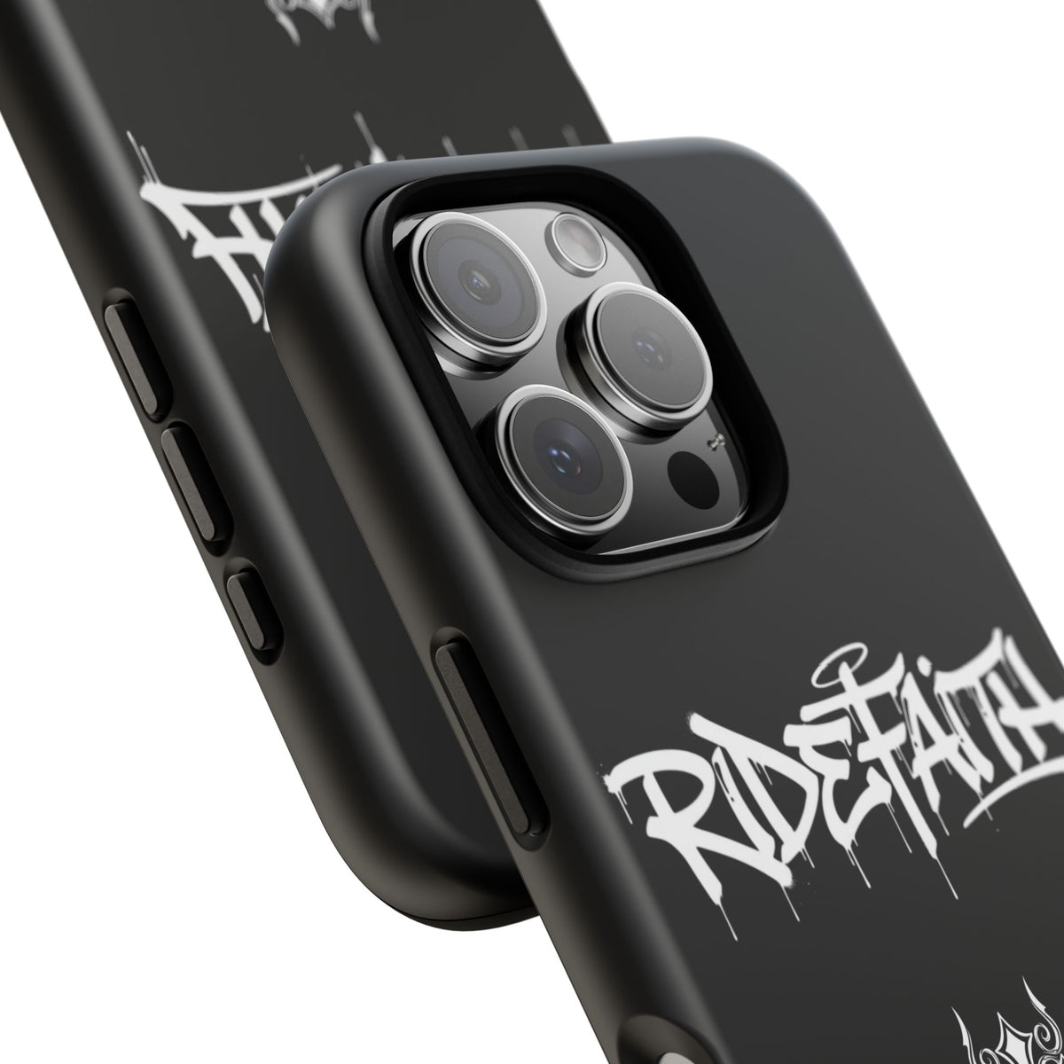 RideFaith Graffiti Tough Phone Case “BLACK”