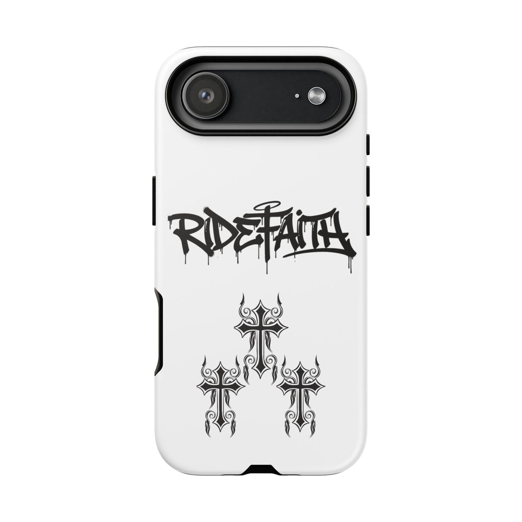 RideFaith Graffiti Tough Phone Case “WHITE”
