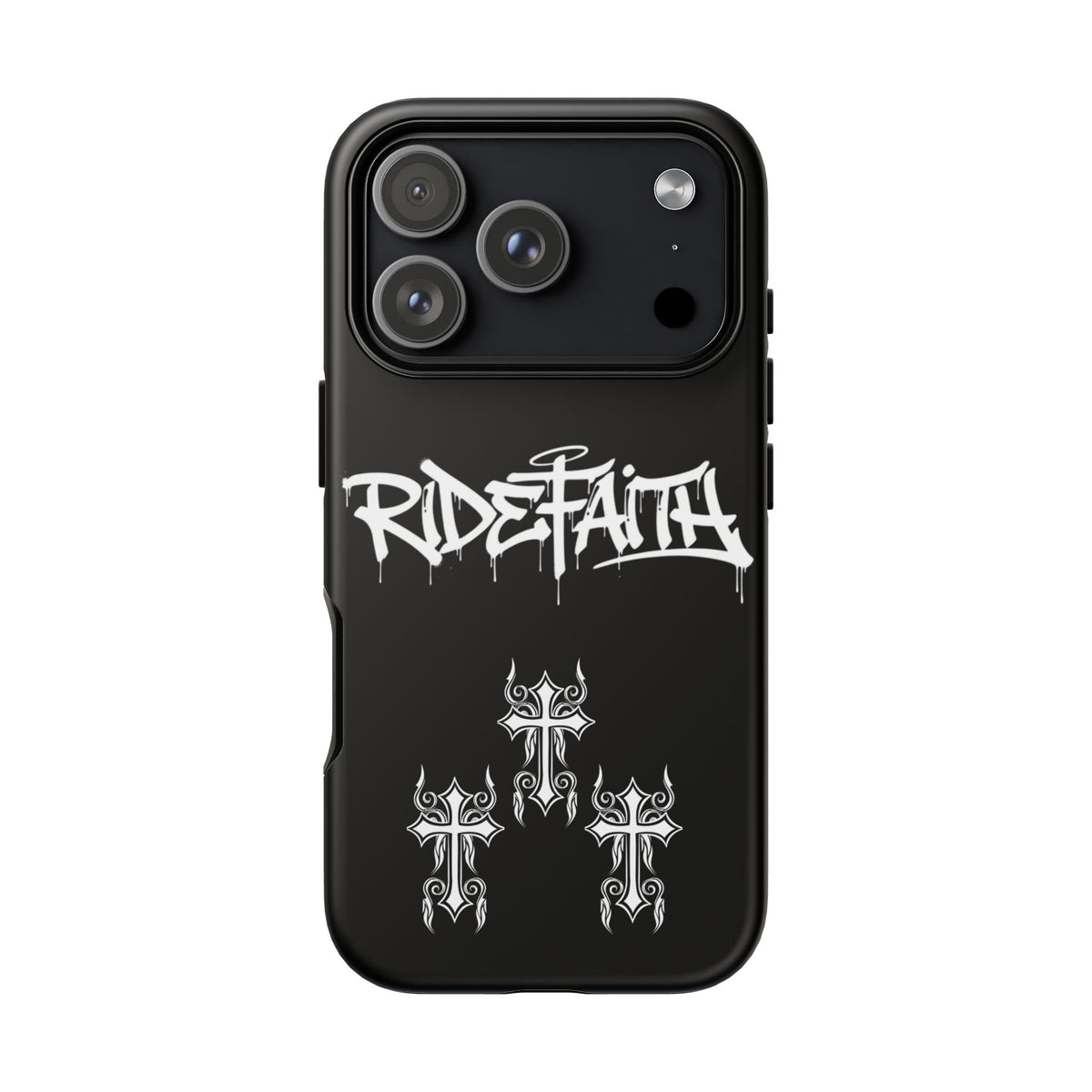 RideFaith Graffiti Tough Phone Case “BLACK”
