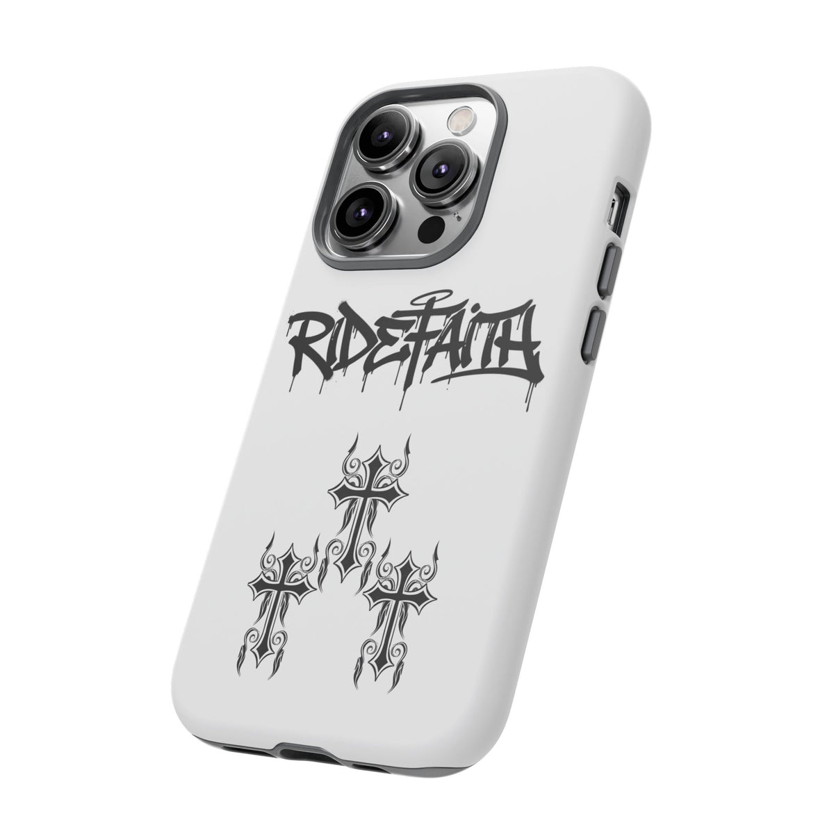RideFaith Graffiti Tough Phone Case “WHITE”