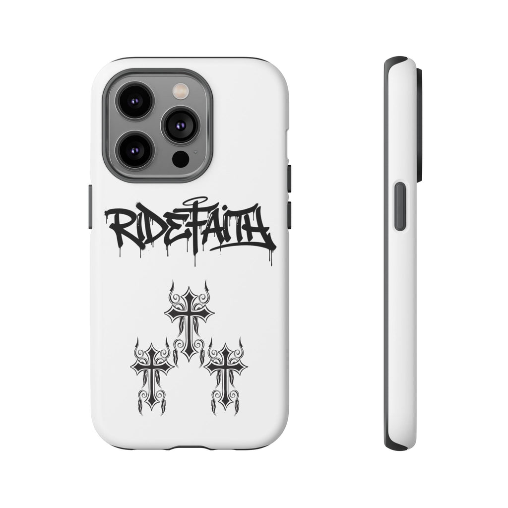 RideFaith Graffiti Tough Phone Case “WHITE”