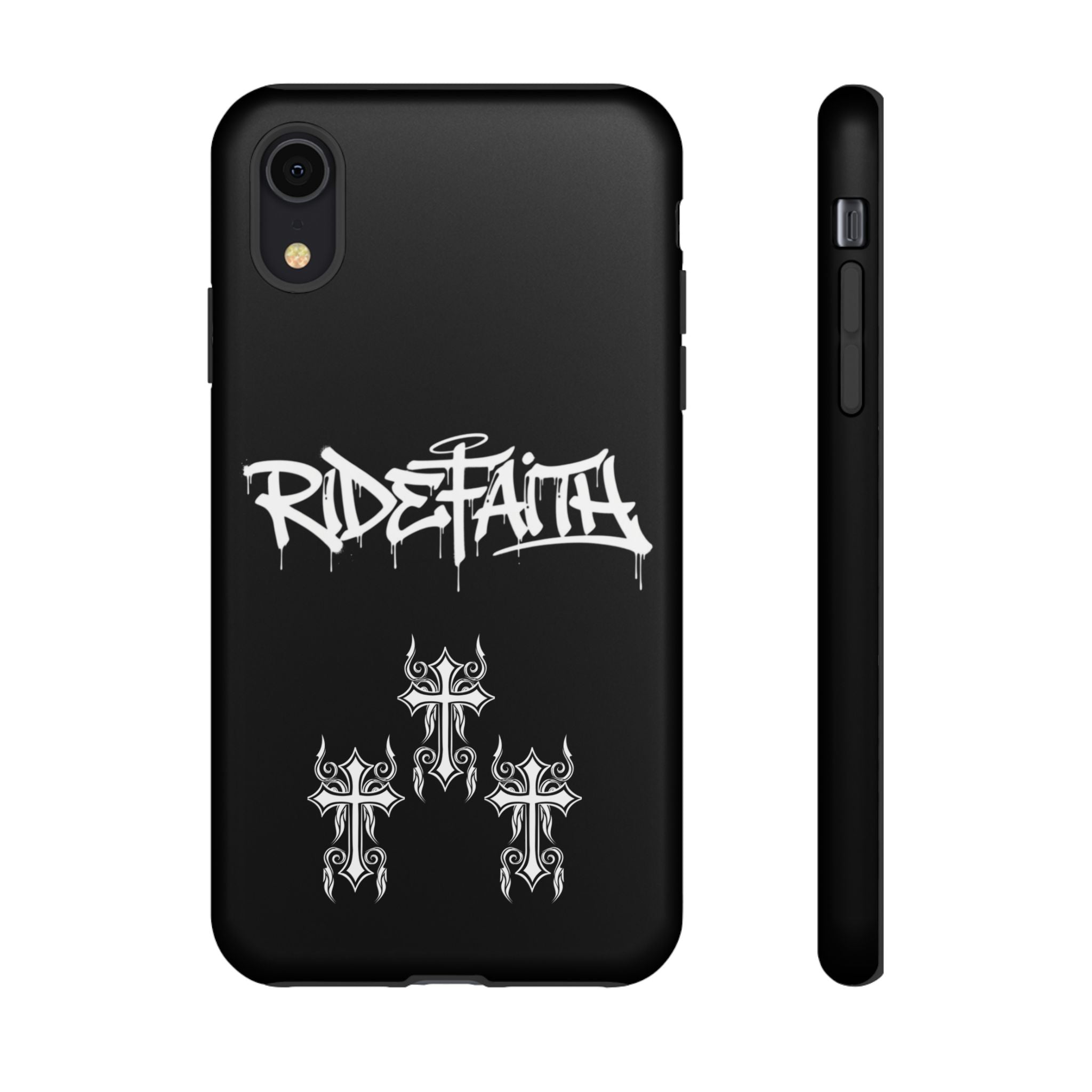 RideFaith Graffiti Tough Phone Case “BLACK”