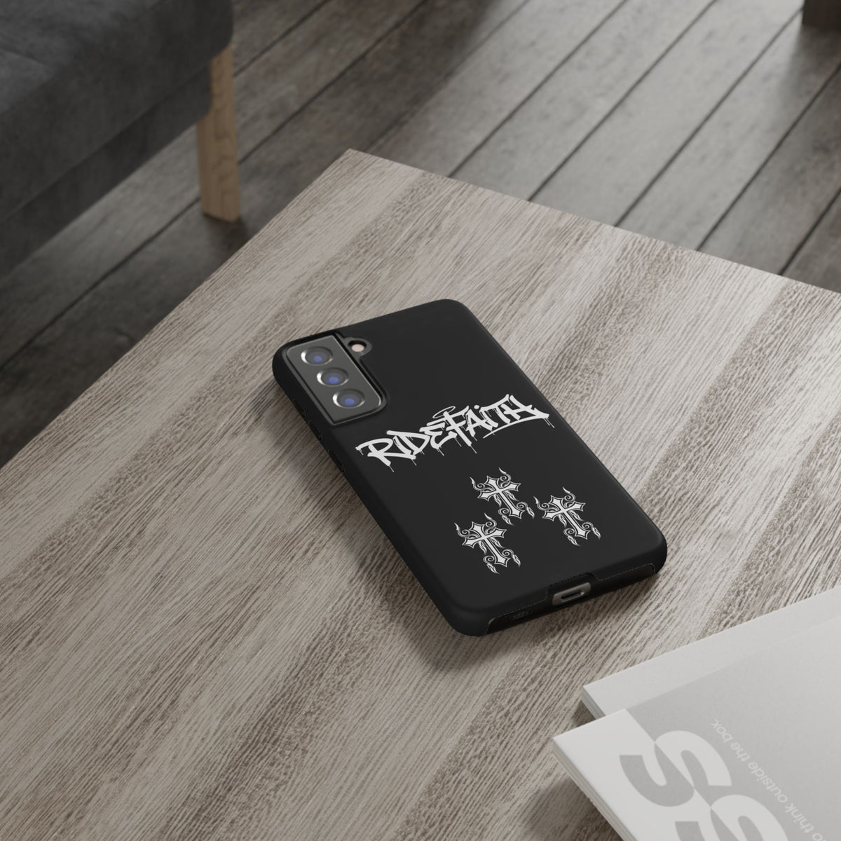 RideFaith Graffiti Tough Phone Case “BLACK”