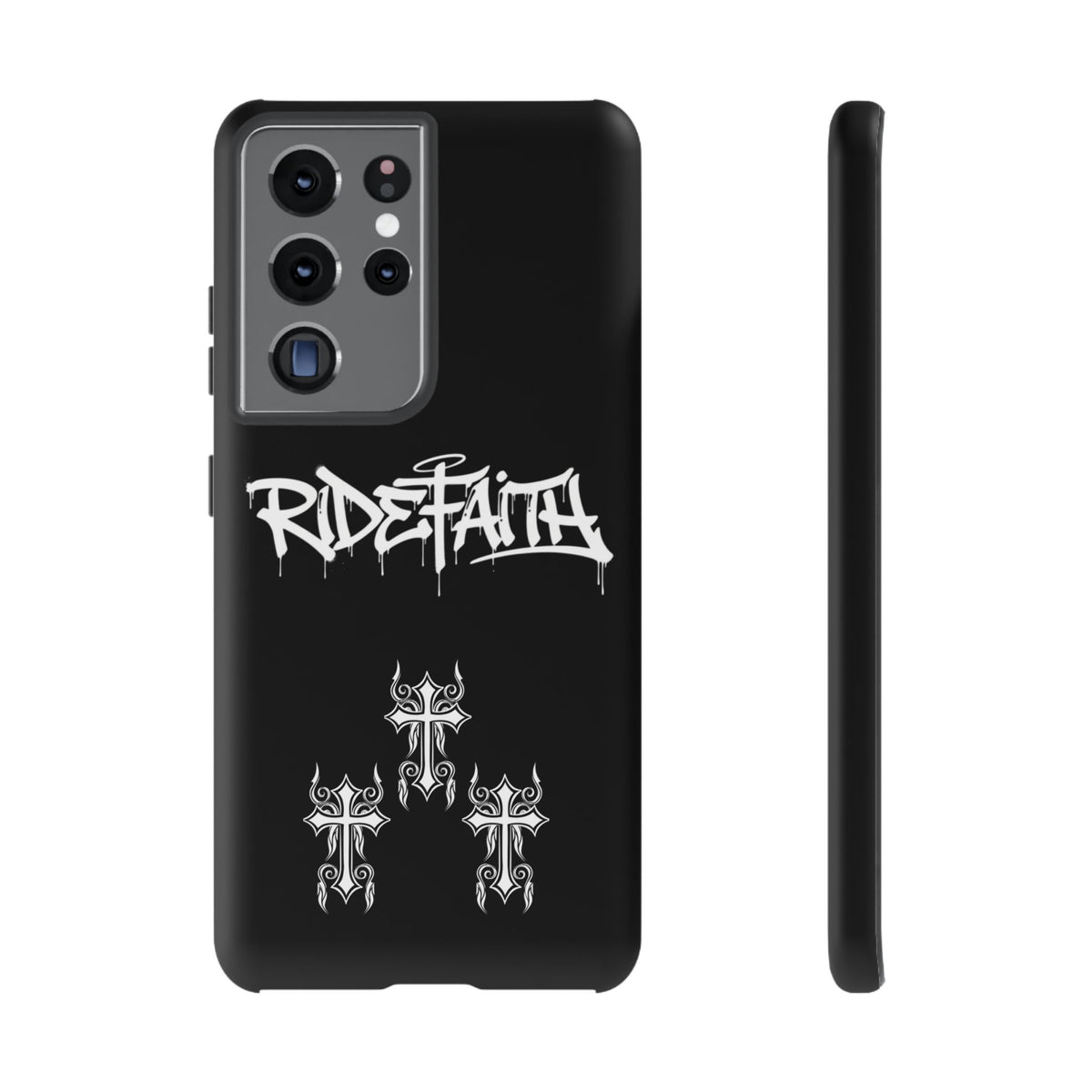 RideFaith Graffiti Tough Phone Case “BLACK”
