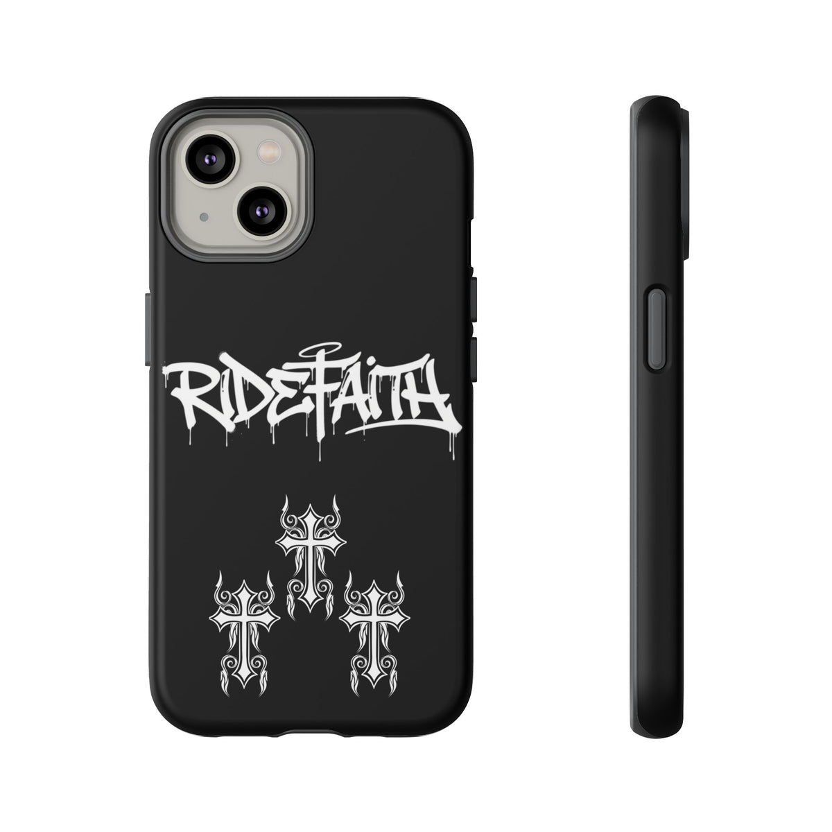 RideFaith Graffiti Tough Phone Case “BLACK”