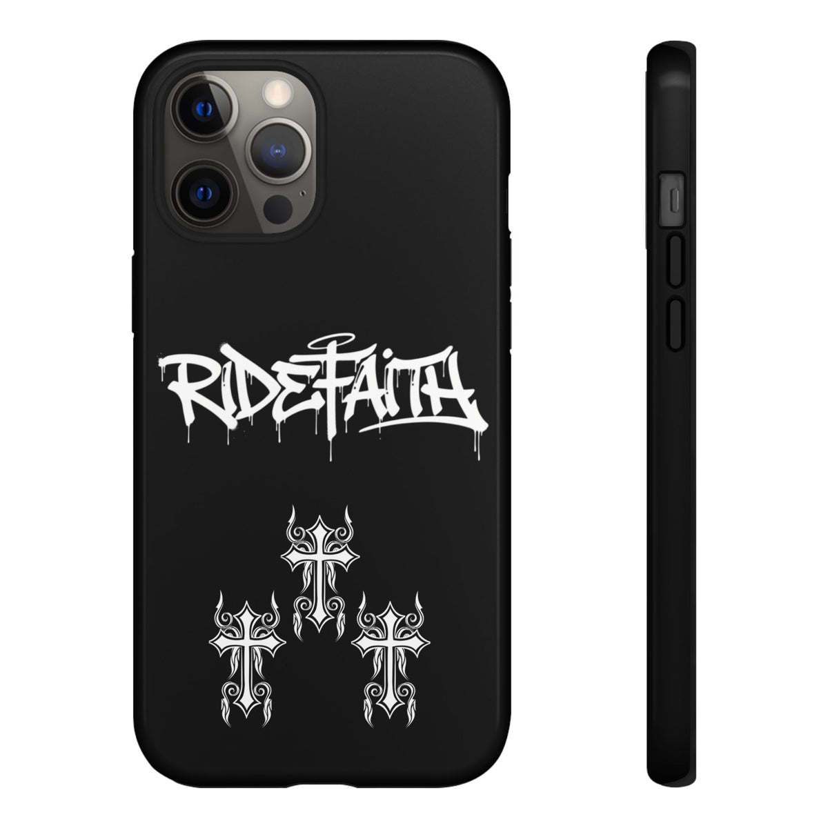 RideFaith Graffiti Tough Phone Case “BLACK”