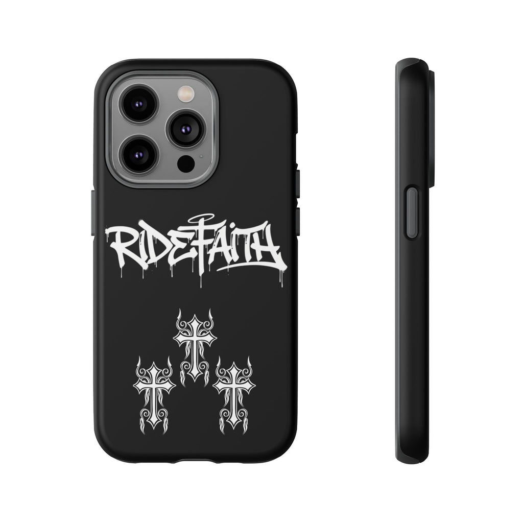 RideFaith Graffiti Tough Phone Case “BLACK”