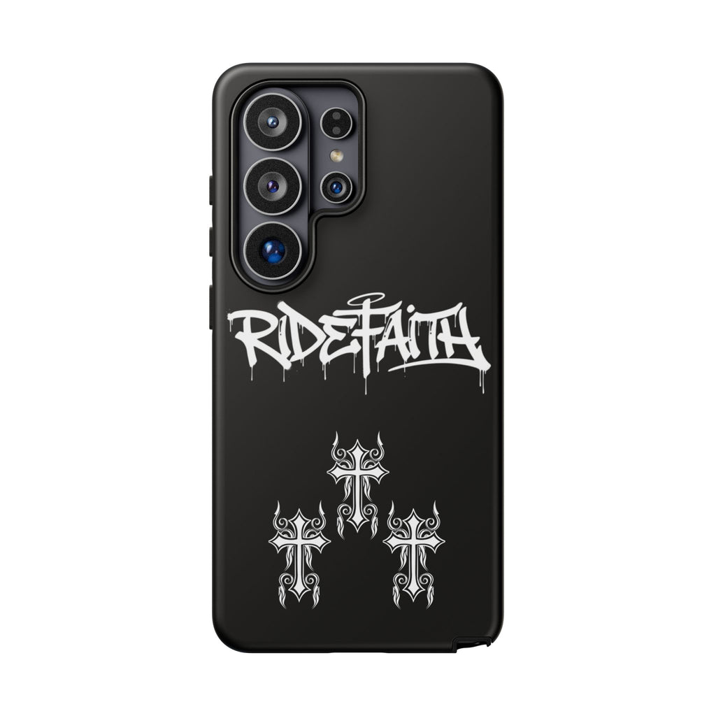 RideFaith Graffiti Tough Phone Case “BLACK”