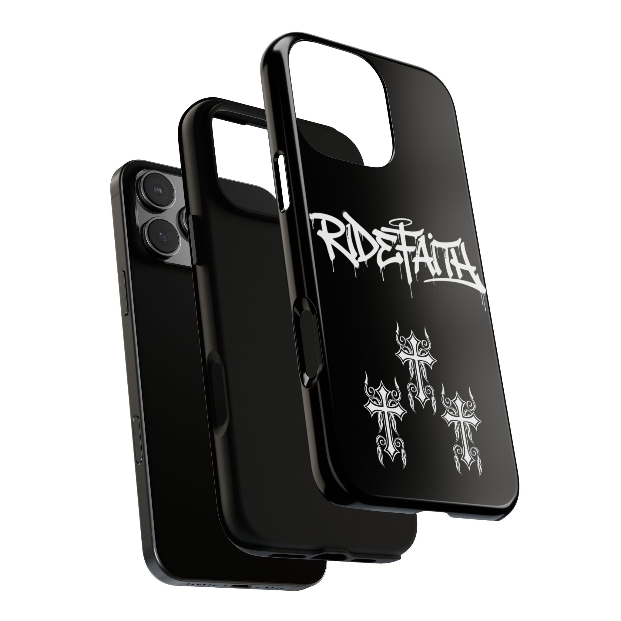 RideFaith Graffiti Tough Phone Case “BLACK”