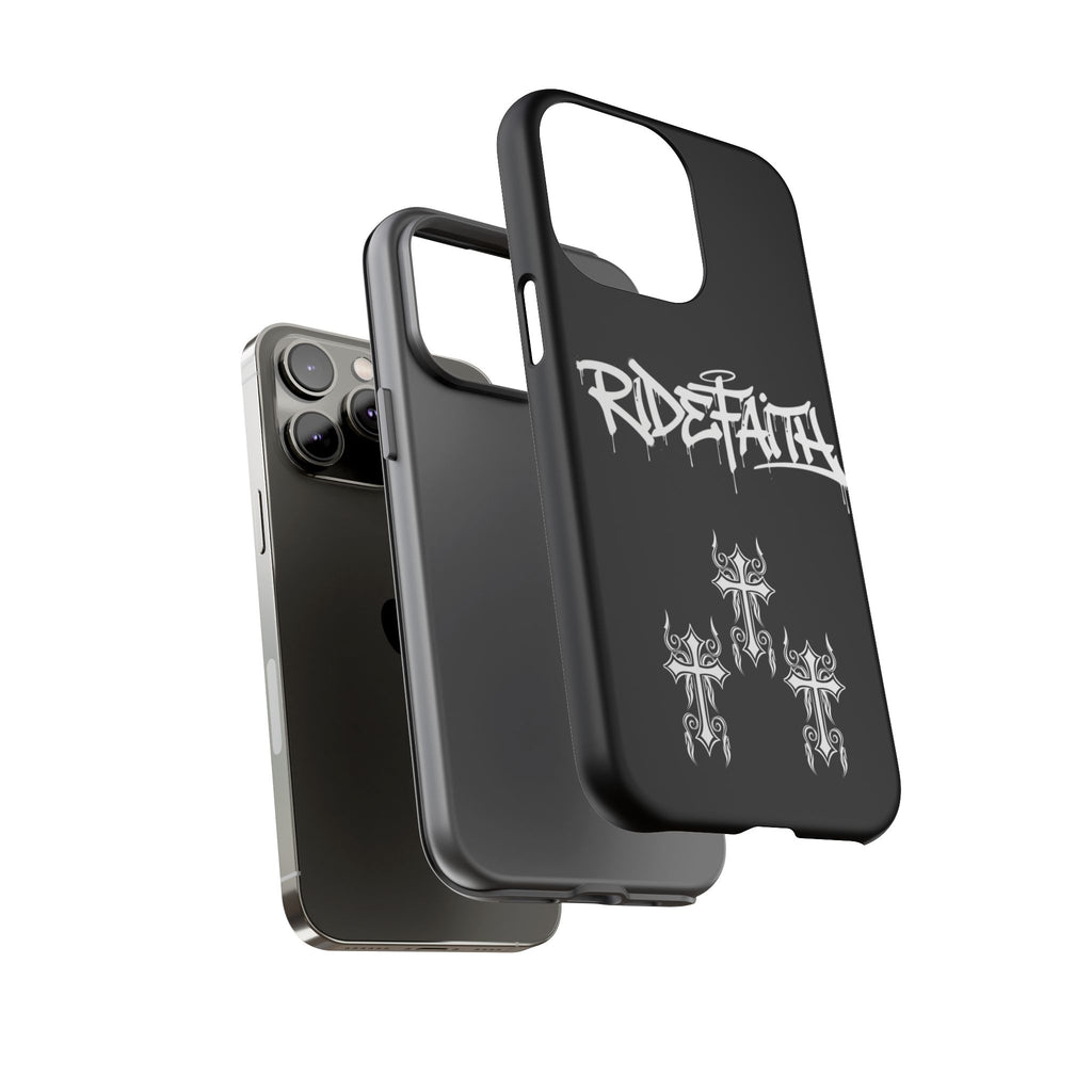 RideFaith Graffiti Tough Phone Case “BLACK”