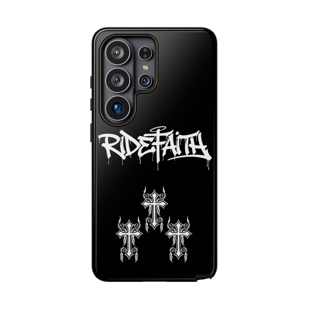 RideFaith Graffiti Tough Phone Case “BLACK”
