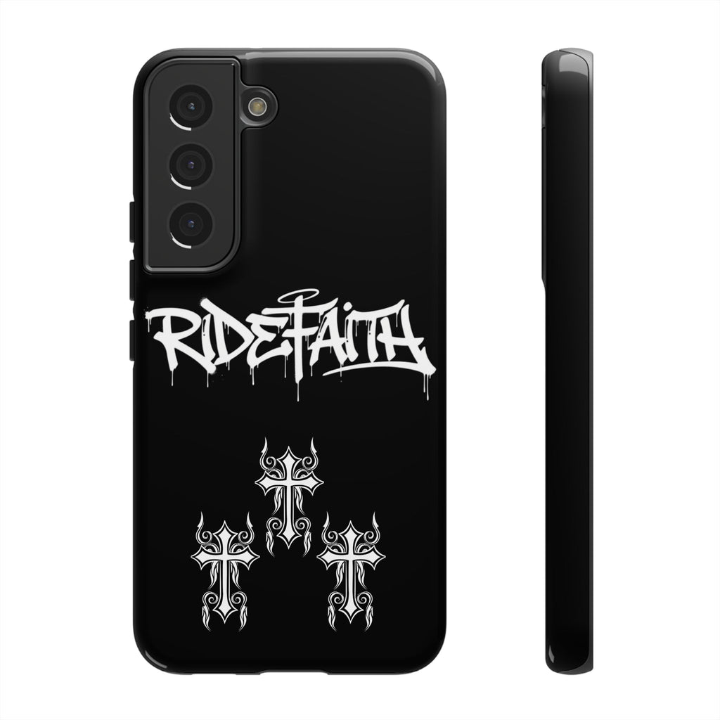RideFaith Graffiti Tough Phone Case “BLACK”