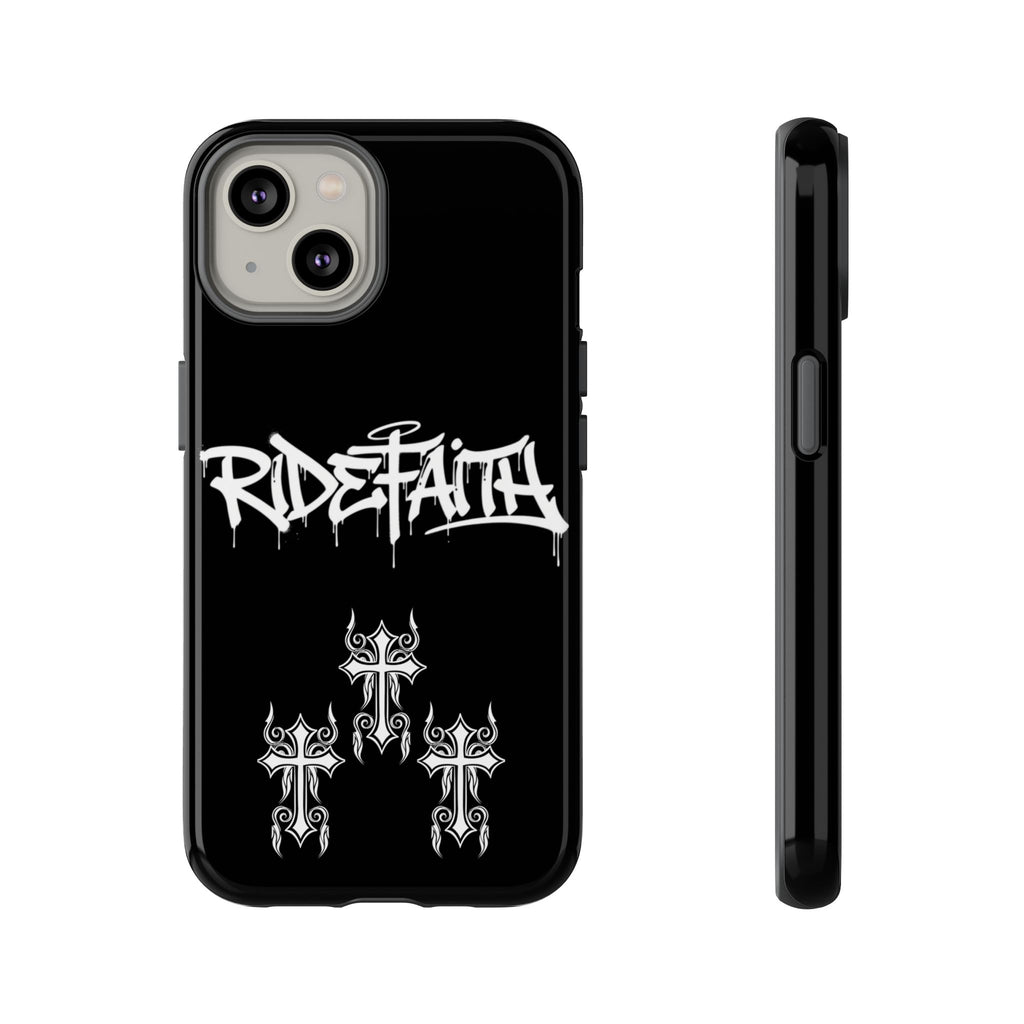 RideFaith Graffiti Tough Phone Case “BLACK”