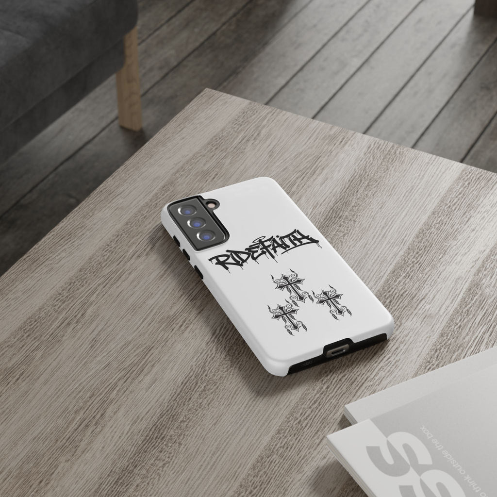 RideFaith Graffiti Tough Phone Case “WHITE”