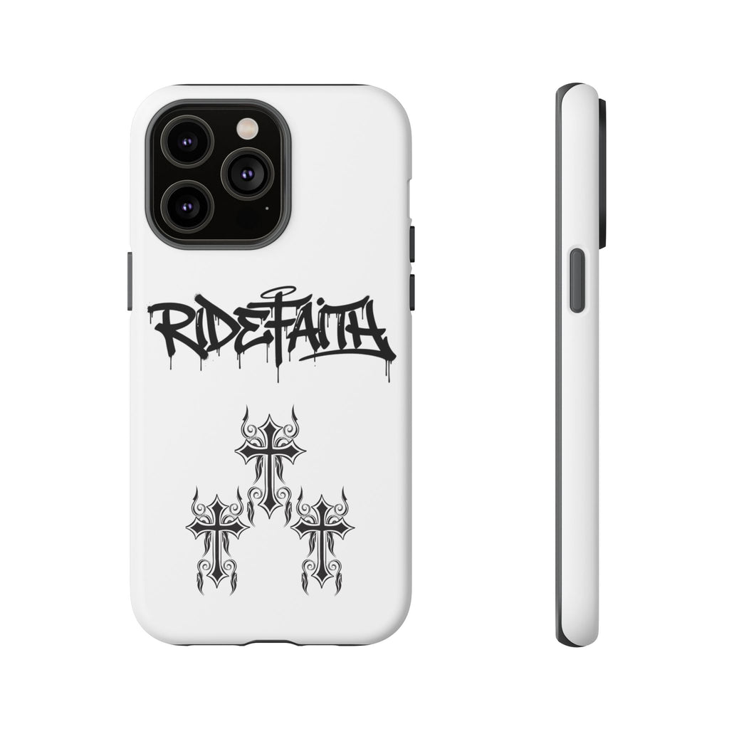 RideFaith Graffiti Tough Phone Case “WHITE”