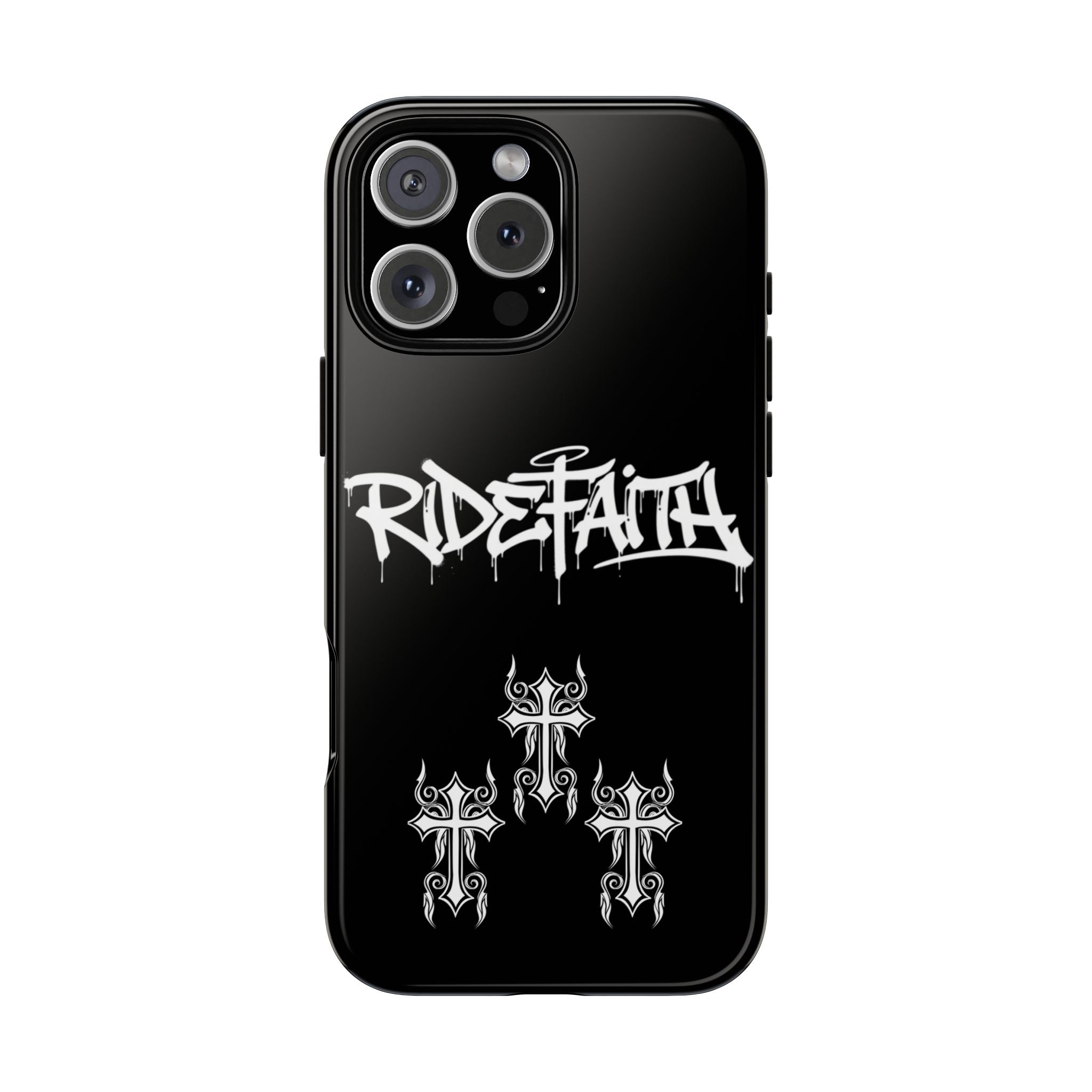 RideFaith Graffiti Tough Phone Case “BLACK”