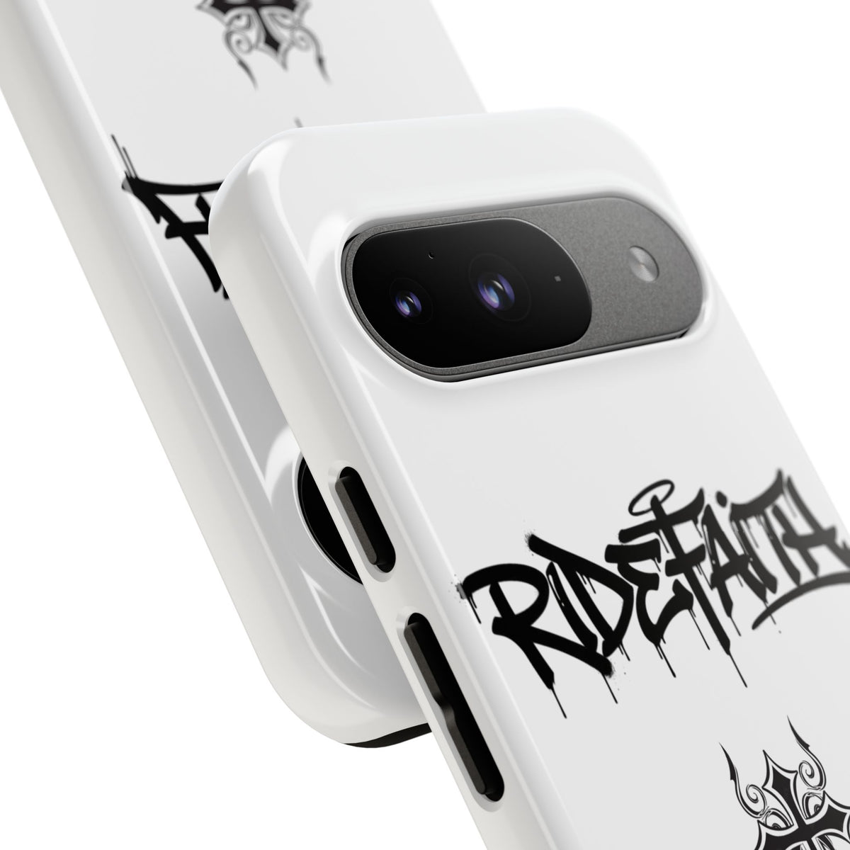 RideFaith Graffiti Tough Phone Case “WHITE”