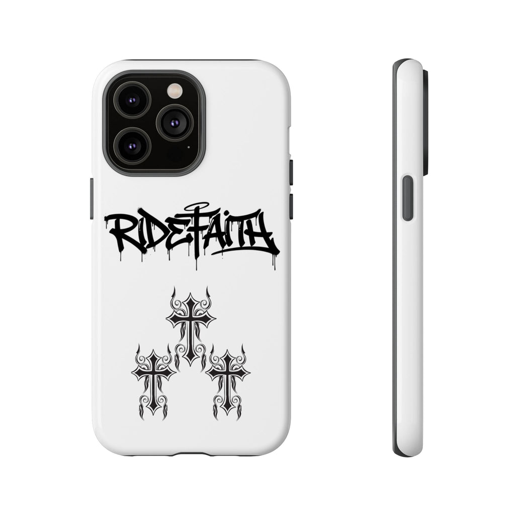 RideFaith Graffiti Tough Phone Case “WHITE”