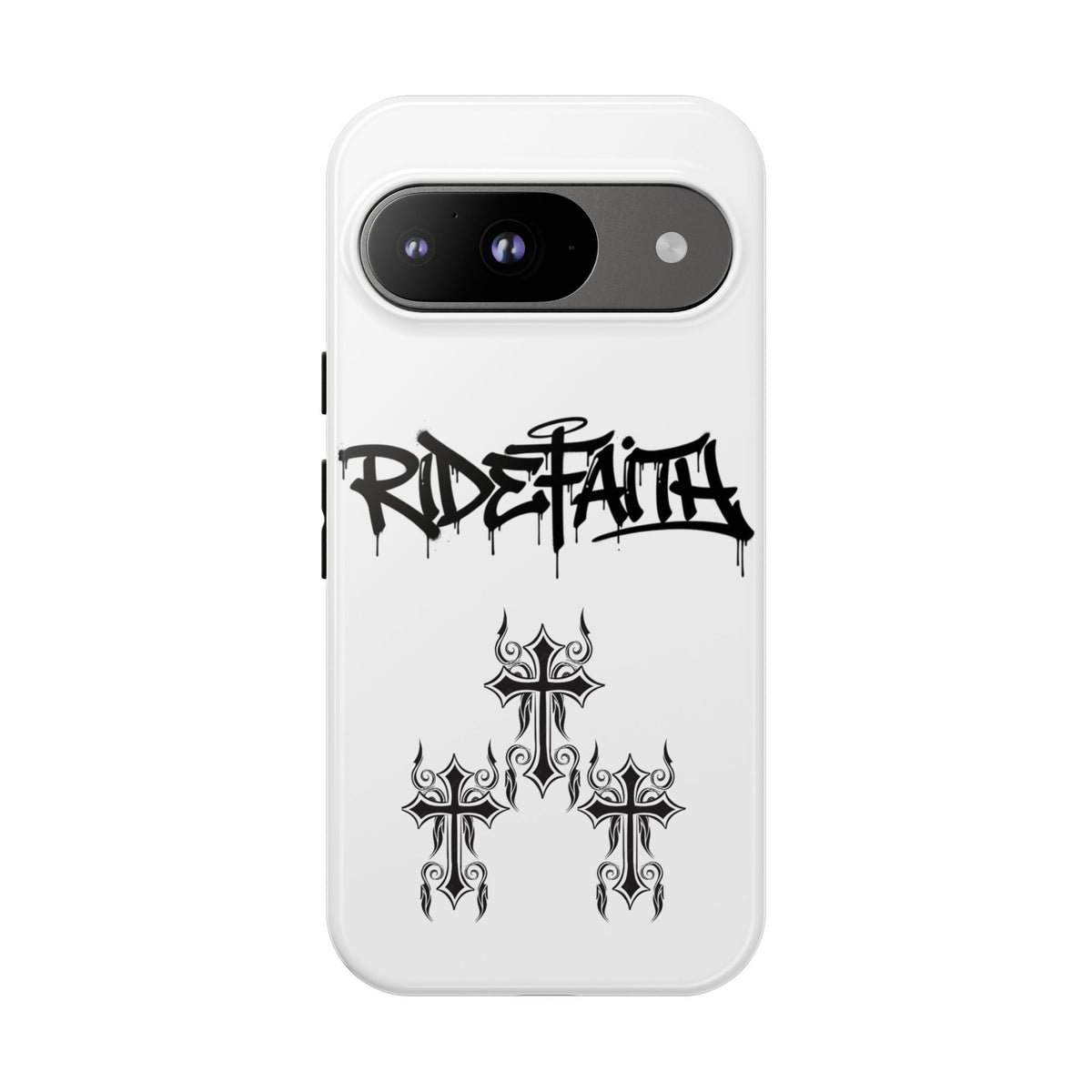 RideFaith Graffiti Tough Phone Case “WHITE”